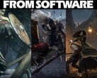 Коллаж с играми FromSoftware и логотипом компании (Источник изображения: FromSoftware, Steam с правками)