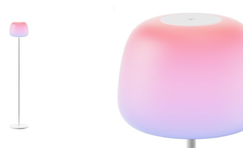Показан напольный светильник Govee Lantern с силиконовым абажуром