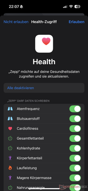 Apple Синхронизация здоровья