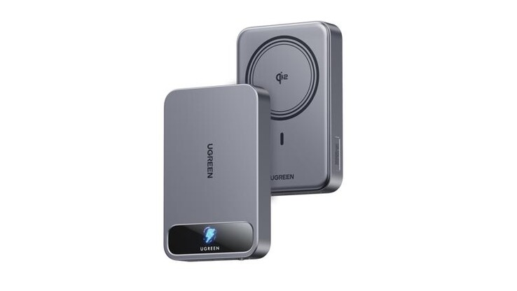Еще не представленный Ugreen Magnetic Wireless Power Bank (PB589). (Источник изображения: Ugreen)