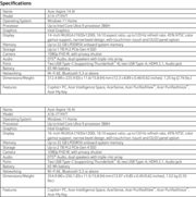 Acer Aspire 14 AI и Aspire 16 AI: технические характеристики. (Источник изображения: Acer)