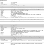 Acer Aspire 14 AI и Aspire 16 AI: технические характеристики. (Источник изображения: Acer)