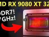 Спекуляция RX 9080 XT ES (источник изображения: @MooresLawIsDead YouTube)