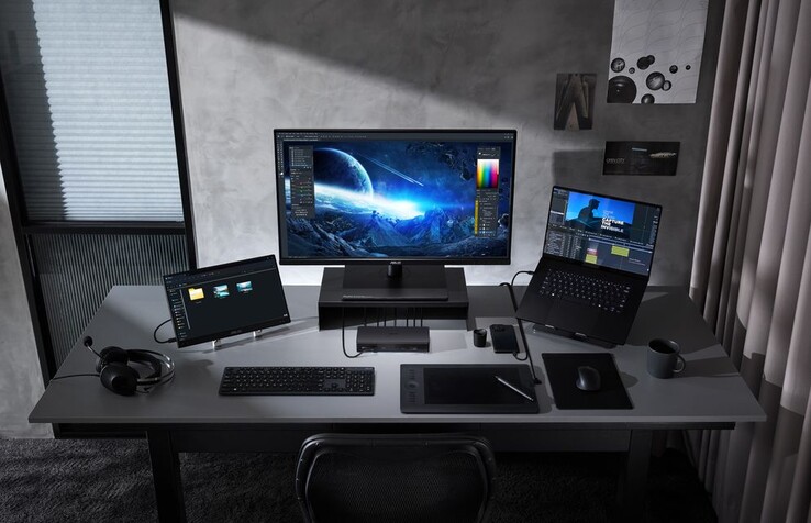 Док-станция Asus Master Thunderbolt 5 Dock может поддерживать два монитора 8K с частотой 60 Гц. (Источник изображения: Asus)