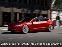 На официальном сайте обновленная модель Model 3 уже была представлена с фронтальной камерой. (Источник изображения: Tesla)