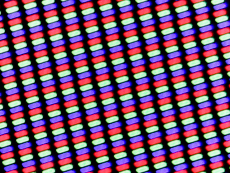 Структура пикселей (плотность 294 PPI)