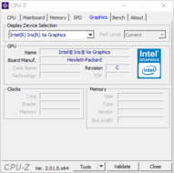 CPU-Z: graphics