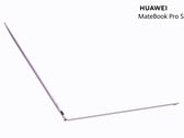 Вес MateBook Pro S составляет всего 798 граммов. На снимке: рекламное изображение, демонстрирующее тонкий дизайн ноутбука.