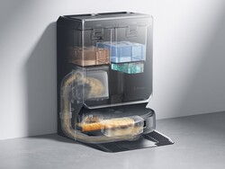 Робот-пылесос Narwal Flow 2 автоматически сбрасывает сточные воды и пыль в свою док-станцию между циклами уборки. (Источник изображения: Narwal)