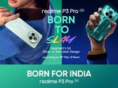 Realme P3 Pro имеет светящийся в темноте дизайн. (Источник изображения: Realme)