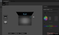 AlienFX - настройки подсветки RGB (цвета, эффекты)