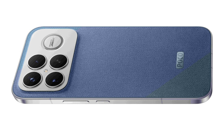 Poco F8 Ultra в отделке Blue Denim. (Источник изображения: с сайта Sudhanshu Ambhore)