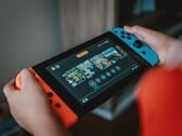 Изображение консоли Nintendo Switch в процессе использования