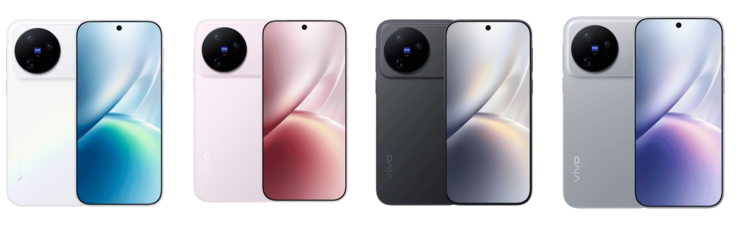 Все цветовые варианты модели Vivo X500.