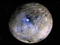 Улучшенная цветопередача карликовой планеты Церера (Источник изображения: NASA, JPL-Caltech, UCLA, MPS, DLR и IDA)