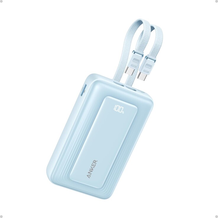 Anker Zolo Power Bank (20K, 45 Вт, встроенные двойные кабели USB-C). (Источник изображения: Anker)