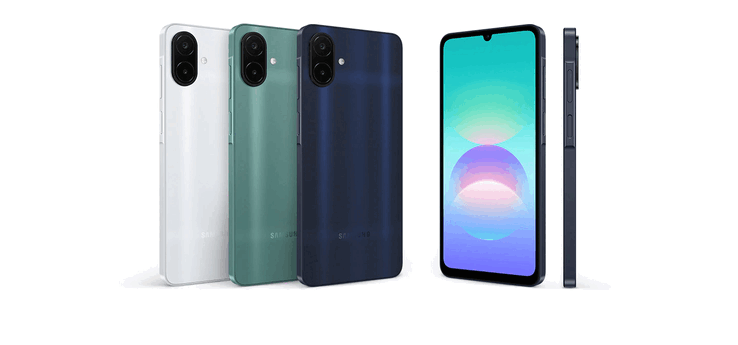 Samsung Galaxy A08 в различных цветовых вариантах