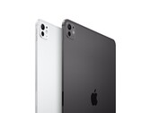 Крупный план задней панели iPad Pro в серебристой и черной отделке, подчеркивающий камеру и алюминиевую рамку (Источник изображения: Apple)