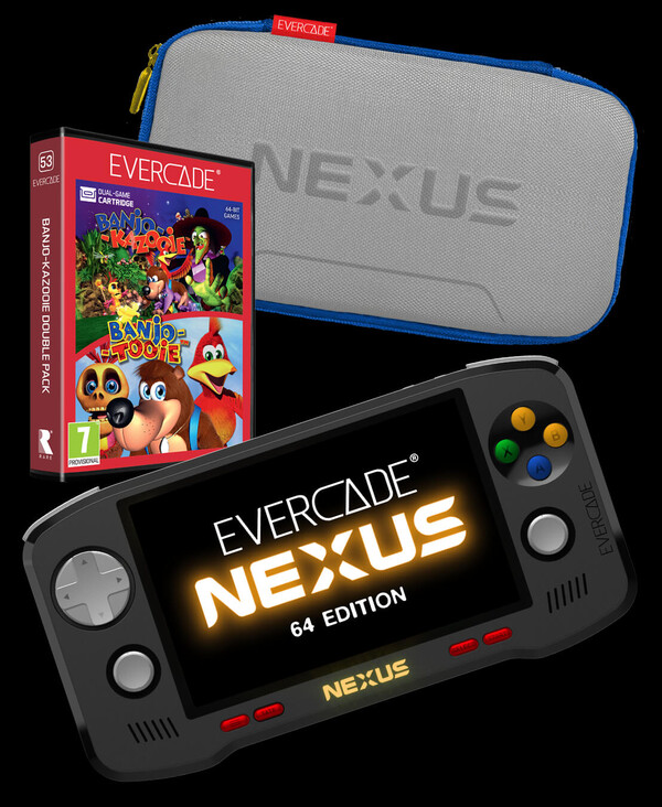 Evercade Nexus 64 Edition будет стоить дороже, но будет поставляться с аксессуарами.