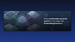 Иллюстрация Google, представляющая EmbeddingGemma 2