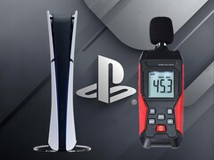 PS5 Slim Digital показан во время теста на шум (Источник изображения: Sony PlayStation, Landtek с правками)