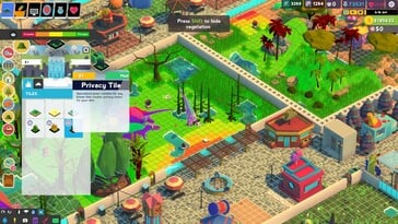 На изображении: скриншот игрового процесса из игры «Parkasaurus».