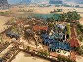 Изображение города в Stranded: Alien Dawn, которая сейчас продаётся со скидкой 50%.
