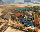 Изображение города в Stranded: Alien Dawn, которая сейчас продаётся со скидкой 50%.