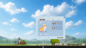 Снимок экрана из приложения CORGI WOOLLY