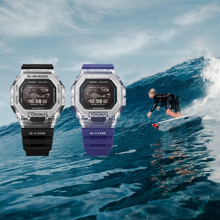 Часы Casio G-Lide GBX-100S-1A и GBX-100S-2A. (Источник изображения: Casio)