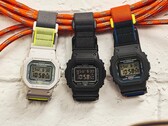 Casio добавляет магнитную застежку к своим классическим квадратным G-Shock. На фото (слева направо): G-Shock DW-5600MNC-7A8, DW-5600MNC-1, DW-5600MNC-8A2