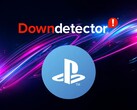 Символ PlayStation Network показан ниже логотипа Down Detector