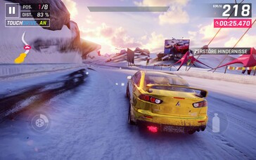 Asphalt 9 на Samsung Galaxy Tab S9 FE