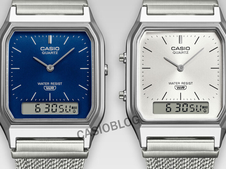Casio AQ-230EM-2A и AQ-230EM-7A. (Источник изображения: Casioblog)