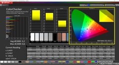 CalMAN ColorChecker (Native, DCI-P3)