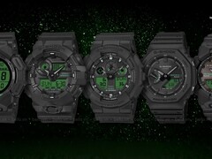 Часы Casio G-Shock Black & Electro Green