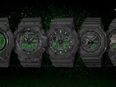 Часы Casio G-Shock Black &amp; Electro Green