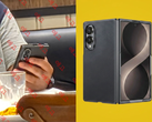 На фото: Свежая фотография Samsung Galaxy Z Fold 8 Ultra (слева), а также ранее просочившееся изображение его чехла с сайта Alibaba.