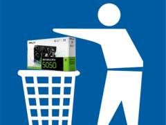 Nvidia GeForce RTX 5050 - один из худших GPU, выпущенных в 2025 году. (Источник изображения: PNY, Pixabay, отредактировано)