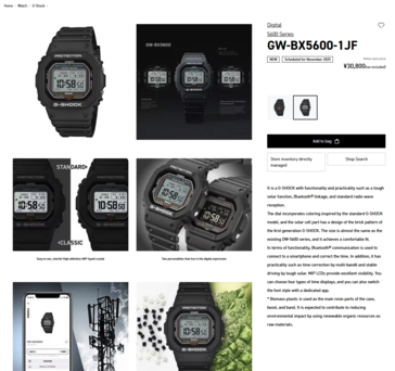 (Источник изображения: Casio Japan)