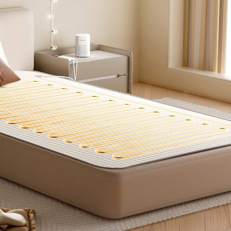 Одиночная модель умного электрического одеяла Xiaomi Mijia Smart Electric Blanket. (Источник изображения: Xiaomi)