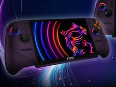 MSI Claw 8 EX AI+ в заявленной отделке Void Purple.
