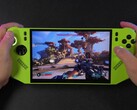 Геймплей Borderlands 4, запущенный на портативном компьютере MSI Claw 8 AI на базе AMD Ryzen Z2 Extreme, демонстрирует вид от первого лица с винтовкой, направленной на открытое пространство (Источник изображения: ETA PRIME через YouTube)