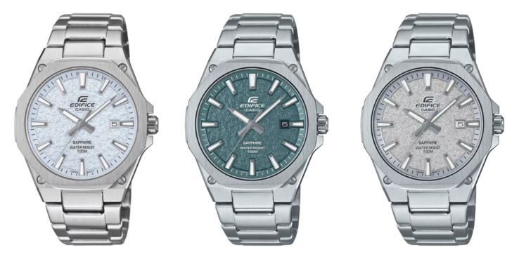 Слева направо: часы Casio EFR-S108DE-2AV, EFR-S108DE-3AV и EFR-S108DE-8AV. (Источник изображения: Casio)
