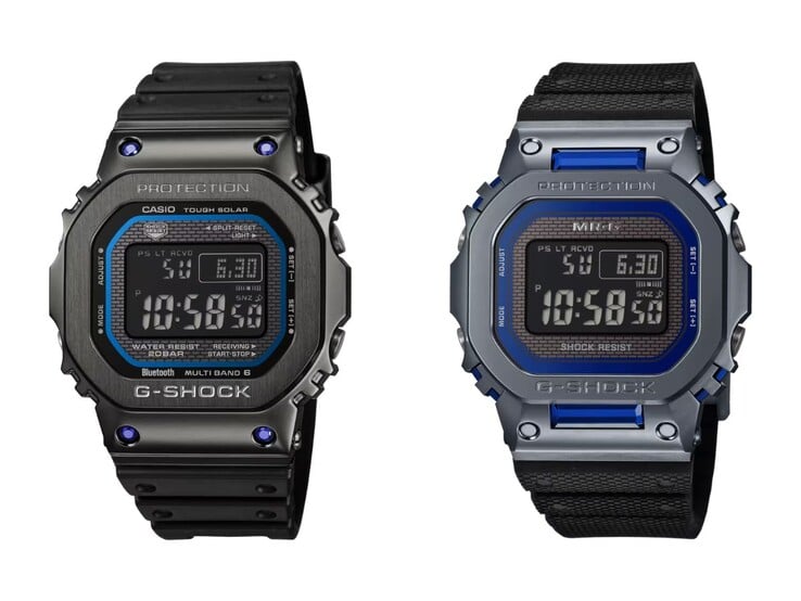 Casio G-Shock GMWB5000SB-1A2 (слева) и MRGB5000SA-2 (справа)