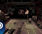 Скриншот из игры Buckshot Roulette, демонстрирующий жуткую атмосферу игры, когда Вы играете против дилера. (Источник изображения: Steam)