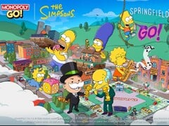 Официальный промо-арт в игре Monopoly Go The Simpsons.