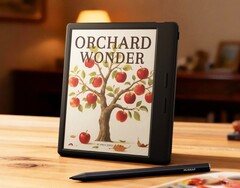 Электронная читалка Musnap Ocean C оснащена рукояткой с кнопками для перелистывания страниц.