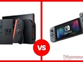 Nintendo Switch 2 против Switch 1 (Источник изображения: Nintendo)
