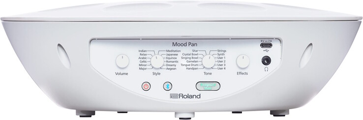 Владельцы могут управлять Roland Mood Pan с помощью задних регуляторов. (Источник изображения: Roland)